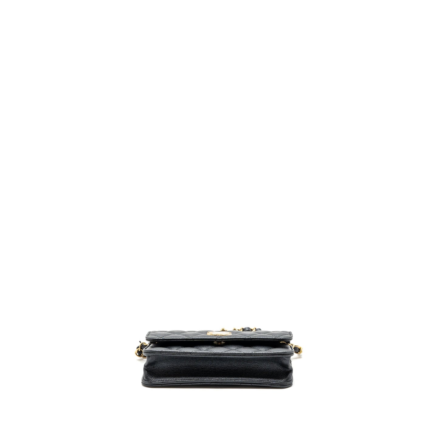 Chanel Mini Flap Bag With Adjustable Chains Caviar Black (microchip)