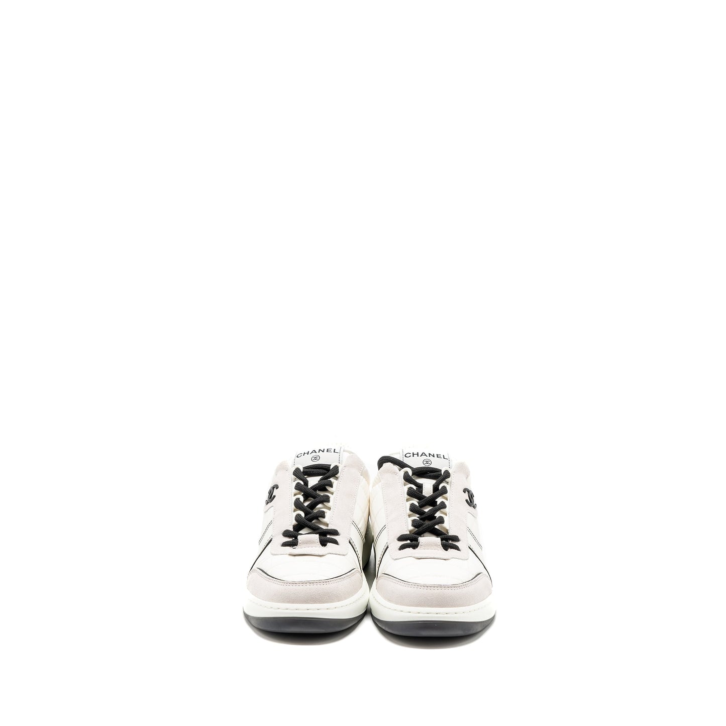 Chanel Size 38 23C sneakers Multicolour black / white / light grey
