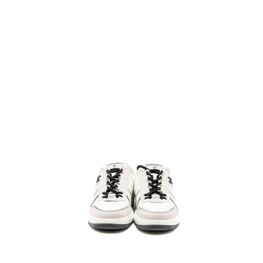 Chanel Size 38 23C sneakers Multicolour black / white / light grey