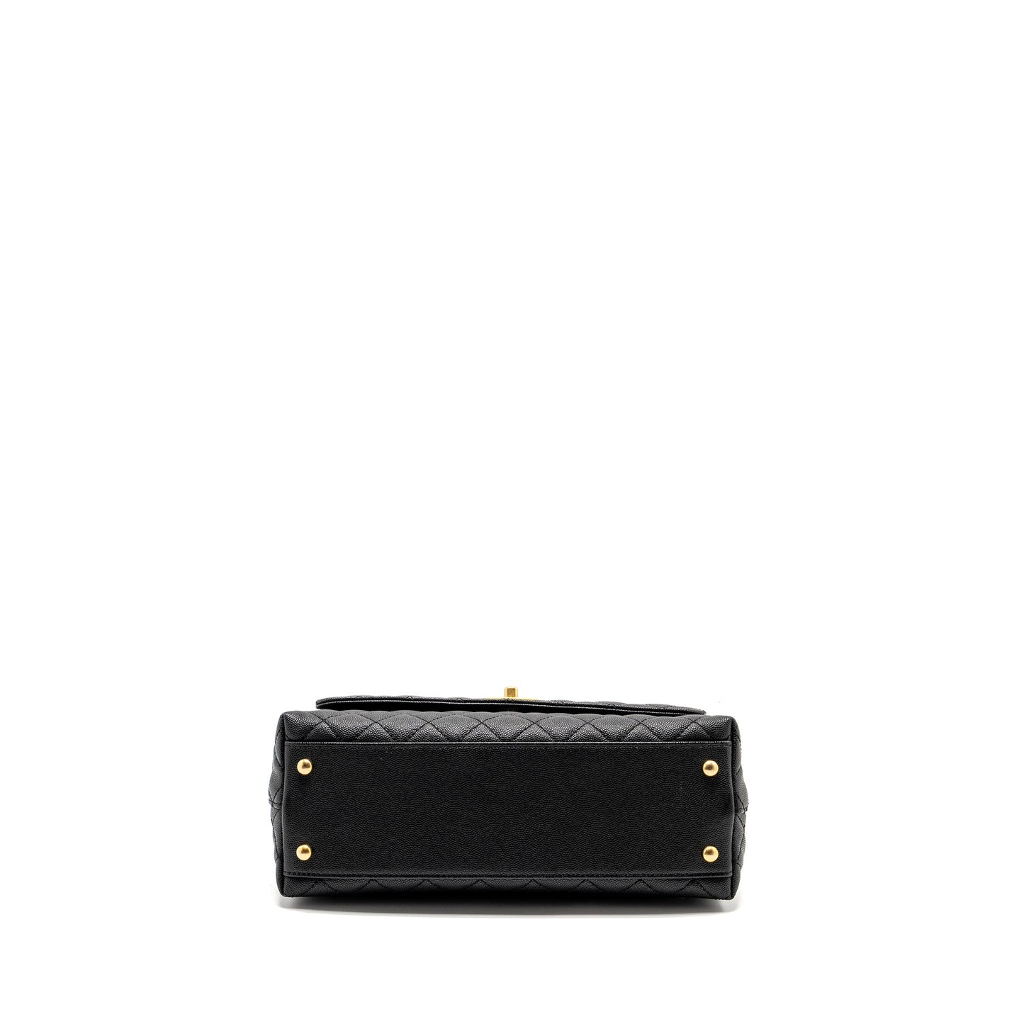 Chanel Medium Coco Handle Limited Edition Caviar Black  (microchip)