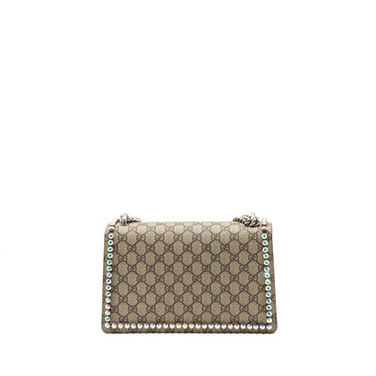 Gucci Dionysus Shoulder Bag GG Supreme Canvas/Suede Pink/Brown Limited Edition SHW