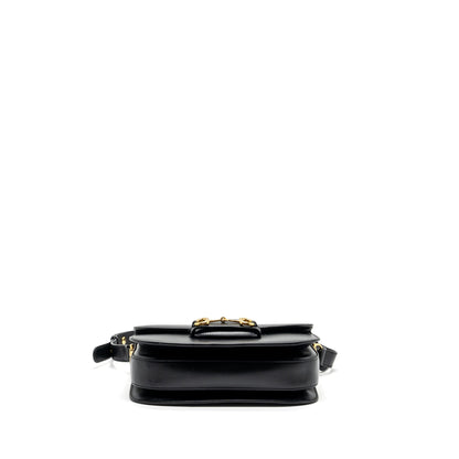 Gucci Horsebit 1955 Shoulder Bag Leather Black