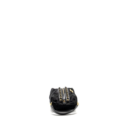 Chanel 22p Travel Pouch With Sleep Mask Nylon Black