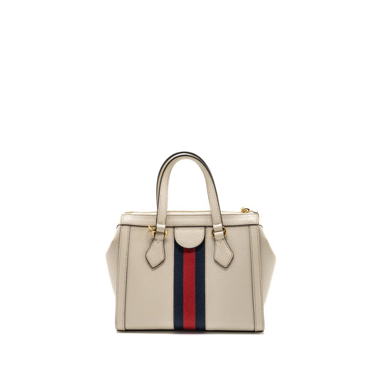Gucci Ophidia Small Tote Bag Calfskin White/ Multicolour