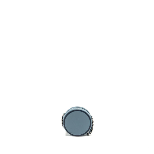 Chanel Round clutch with chain lambskin multicolour blue