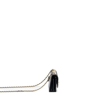 Chanel Mini Trendy CC Wallet on Chain Lambskin Black L
