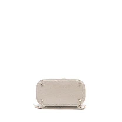 CHANEL TRANSPARENT BACKPACK PVC/SHINY CALFSKIN WHITE