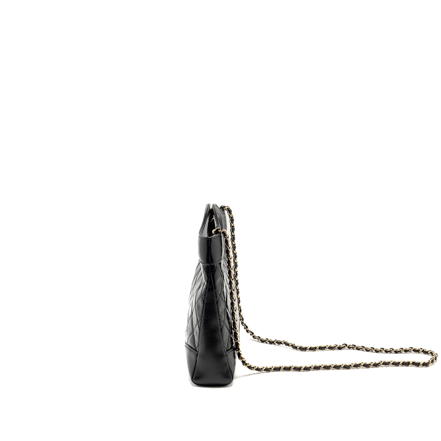 Chanel Mini 31 bag Shiny Calfskin Black L (Microchip)