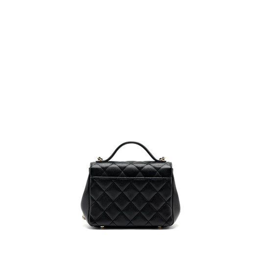 Chanel small business affinity caviar black L (microchip)
