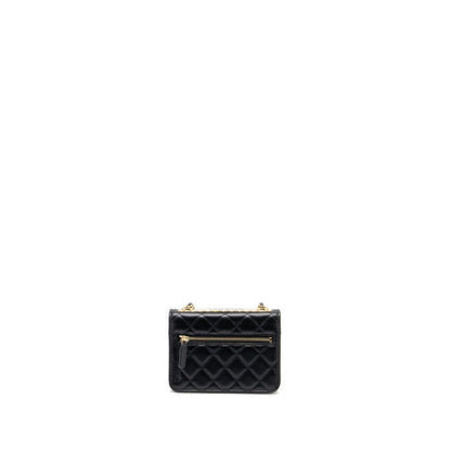 Chanel Mini Trendy CC Wallet on Chain Lambskin Black L