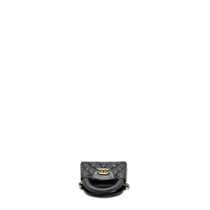 Chanel 23k Nano Shopping Tote Calfskin Black (microchip)