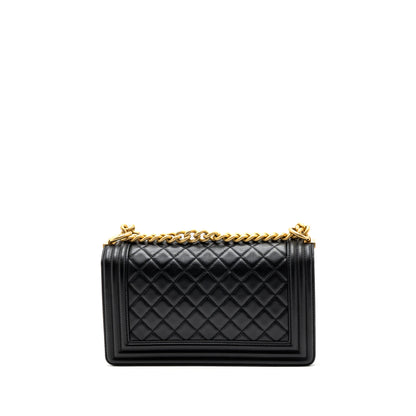 Chanel Medium Boy Bag Calfskin Black