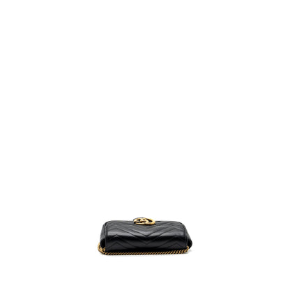 Gucci GG marmont super mini bag calfskin black