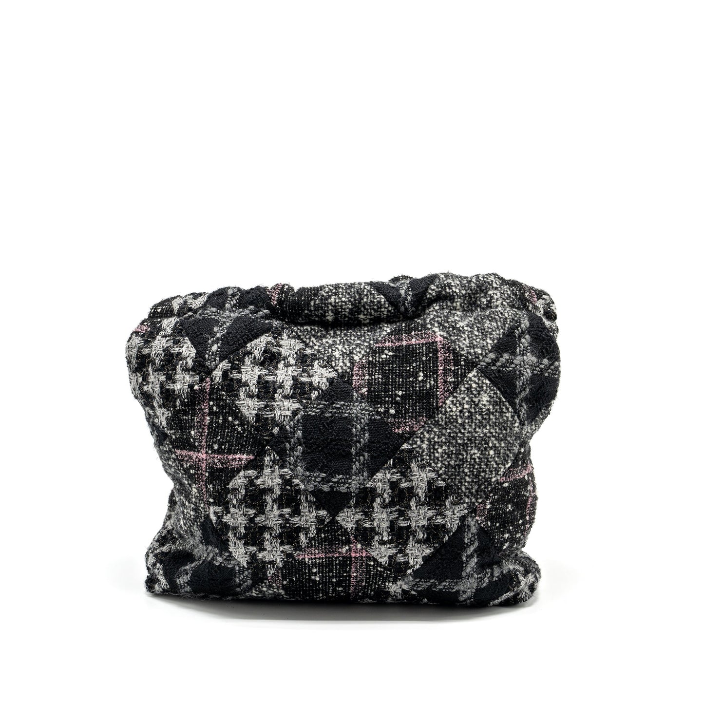 Chanel Medium 22 Bag fabric / tweed multicolour  (microchip)