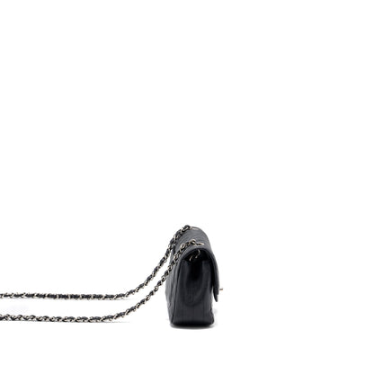 Chanel Mini Rectangular Flap Bag Chevron Caviar Black