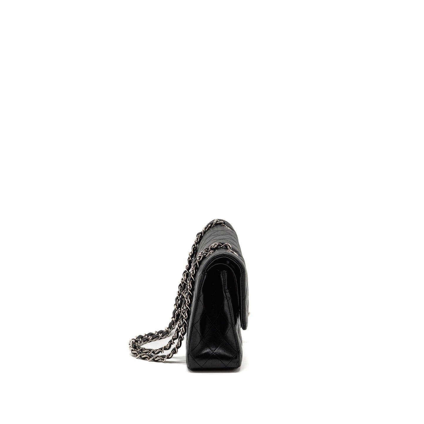 Chanel Medium Classic Double Flap Bag Lambskin BLACK
