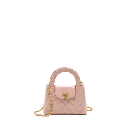 Chanel 23k Mini Shopping Tote Calfskin Light Pink (Microchip)