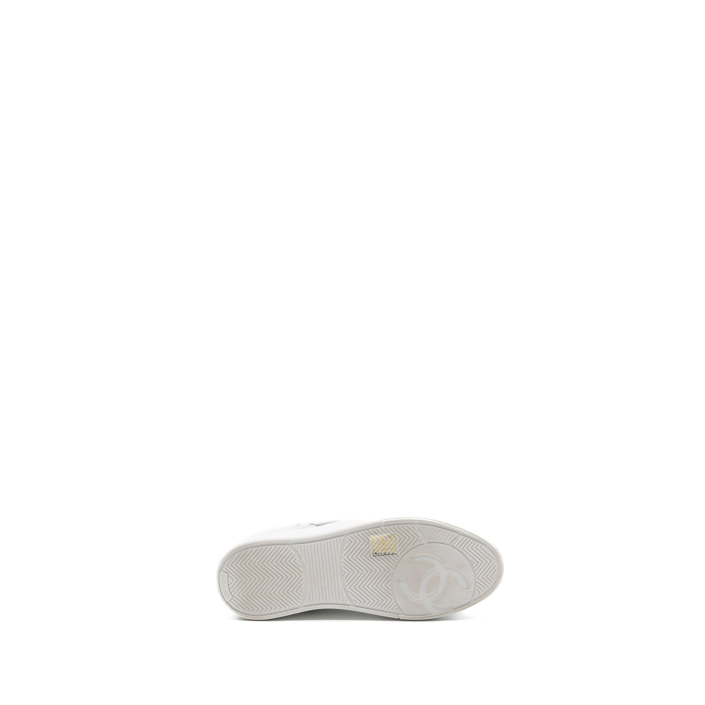 Chanel size 36 CC logo sneakers white