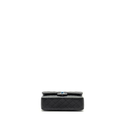 Chanel Small Classic Double Flap Bag Caviar BLACK  (Microchip)