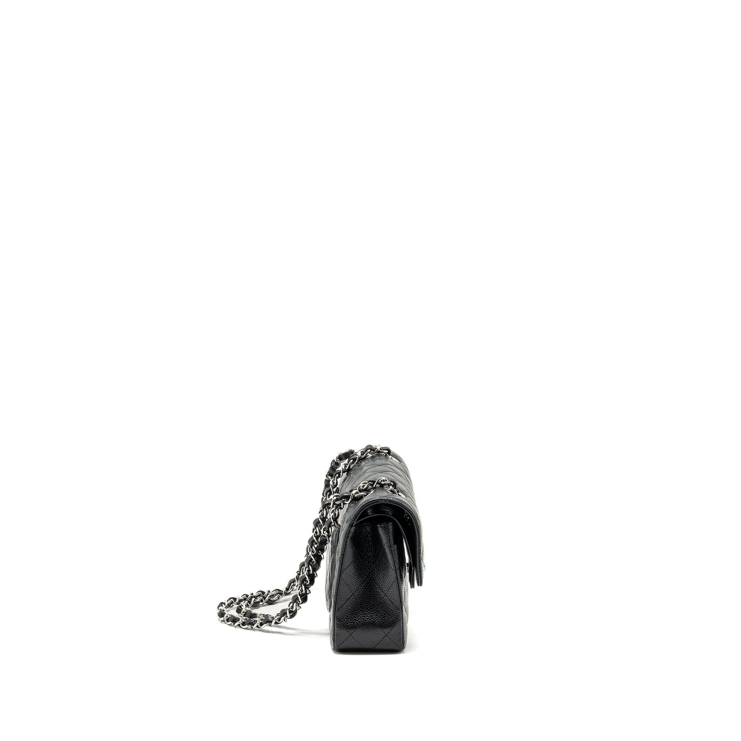 Chanel Small Classic Double Flap Bag Caviar BLACK  (Microchip)