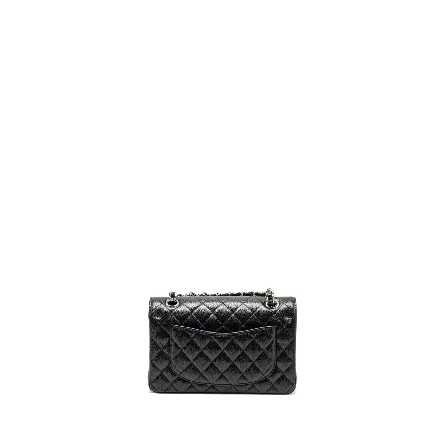 Chanel Small Classic Double Flap Bag Caviar BLACK  (Microchip)