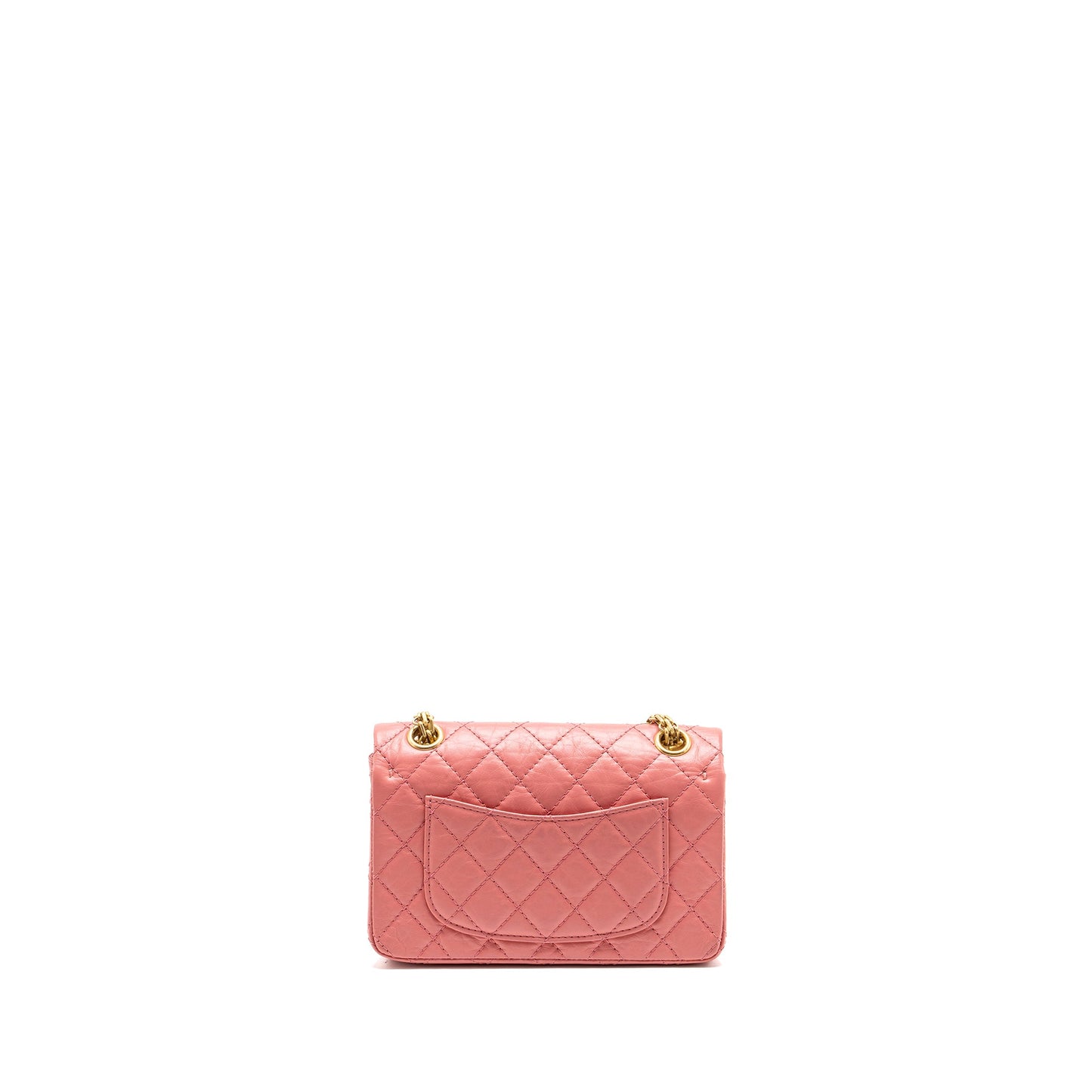 Chanel Mini 2.55 Reissue flap bag calfskin pink