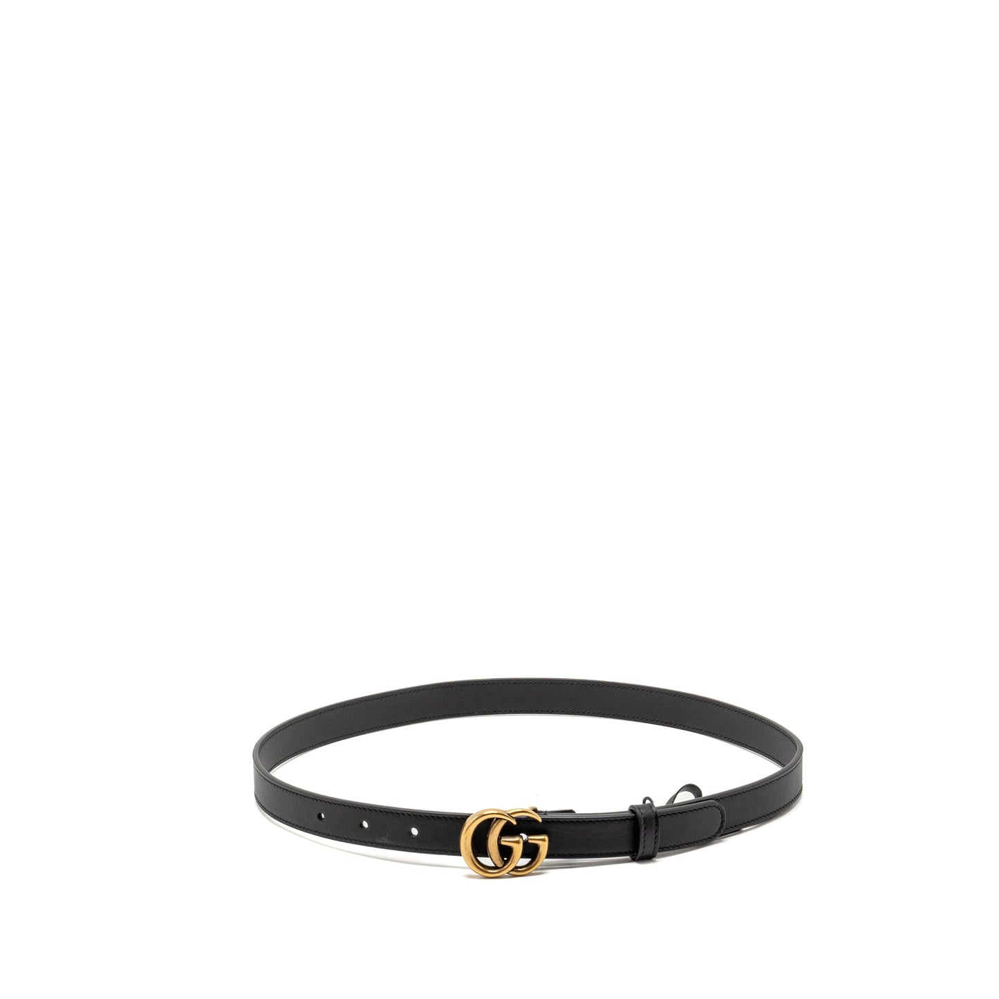 Gucci size 75 GG marmont Thin Belt black