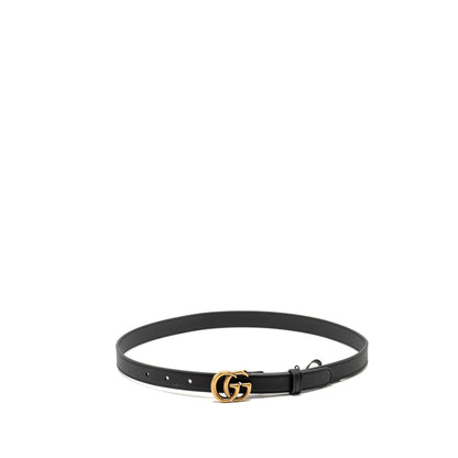 Gucci size 75 GG marmont Thin Belt black