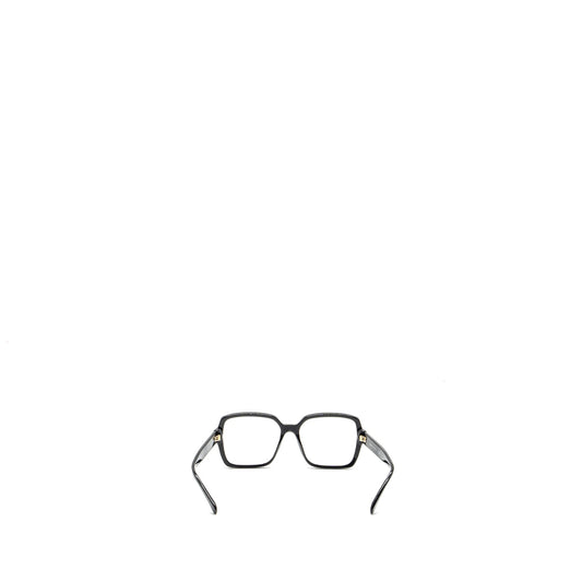 Chanel square glasses frame with chanel letter black