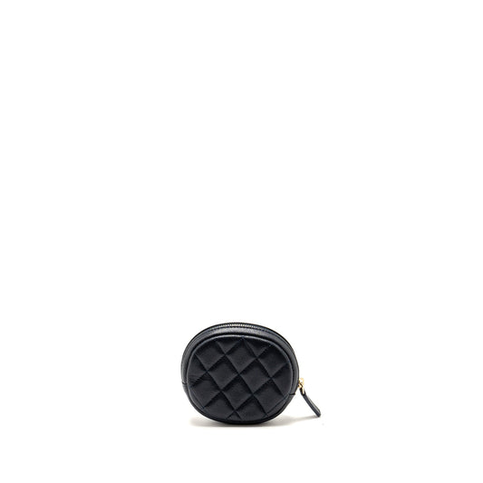 Chanel Mini Zipper Coin Purse Caviar Navy L