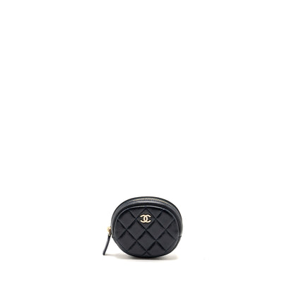 Chanel Mini Zipper Coin Purse Caviar Navy L