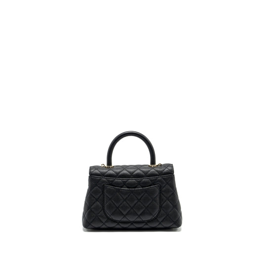 Chanel Small COCO Handle Caviar Black L (Microchip)