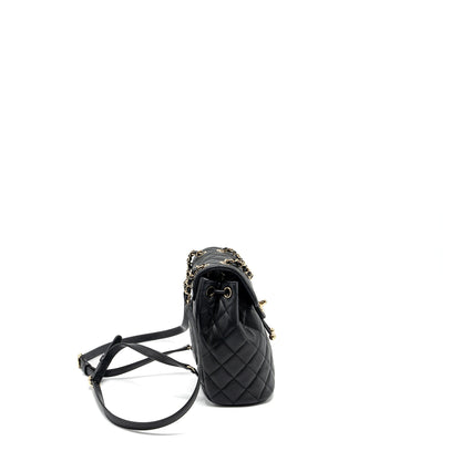 Chanel 23s mini Backpack Caviar Black L (Microchip)