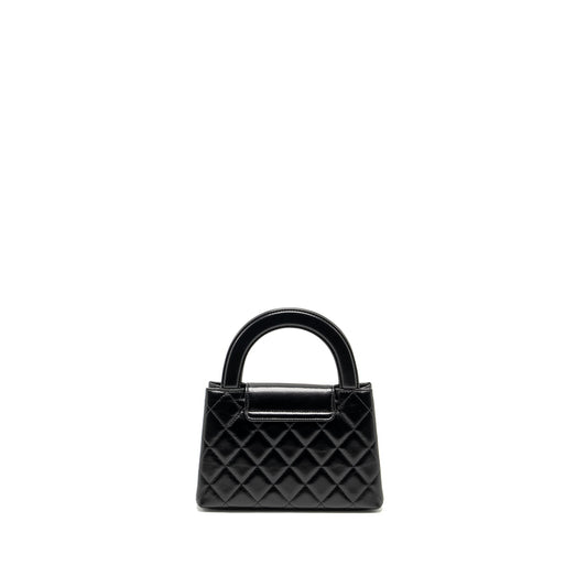 Chanel Mini Kelly Shopping TOTE Bag Calfskin Black  (Microchip)