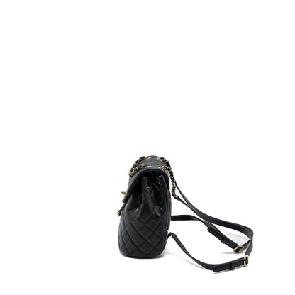 Chanel 23s mini Backpack Caviar Black L (Microchip)