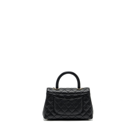 Chanel SMALL COCO HANDLE CAVIAR black L (microchip)