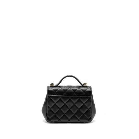 Chanel Small Business Affinity Caviar Black L (Microchip)
