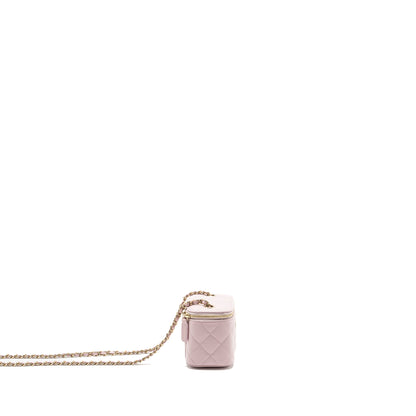 Chanel Mini vanity with chain caviar pink L