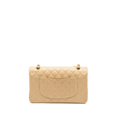 Chanel Medium Classic Double Flap Bag Caviar Beige