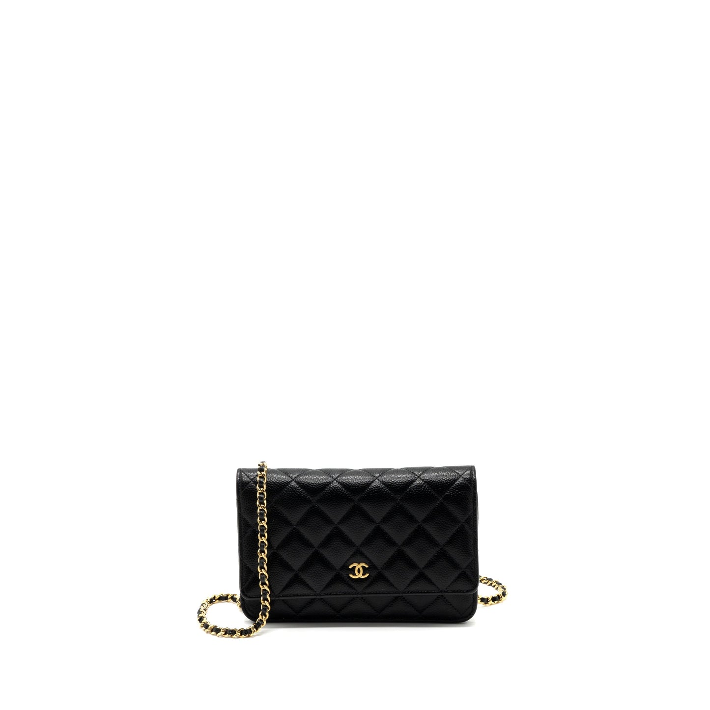 Chanel Classic Wallet On Chain Caviar Black (Microchip)