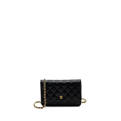 Chanel Classic Wallet On Chain Caviar Black (Microchip)