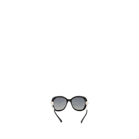 Chanel pearl decorated sunglasses black
