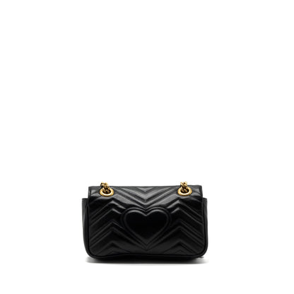 Gucci Mini GG Marmont Bag Calfskin Black Brushed
