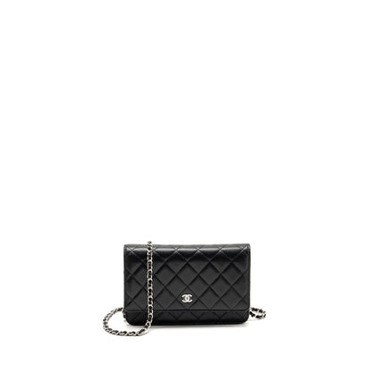 Chanel Classic Wallet On Chain Caviar Black  (Microchip)