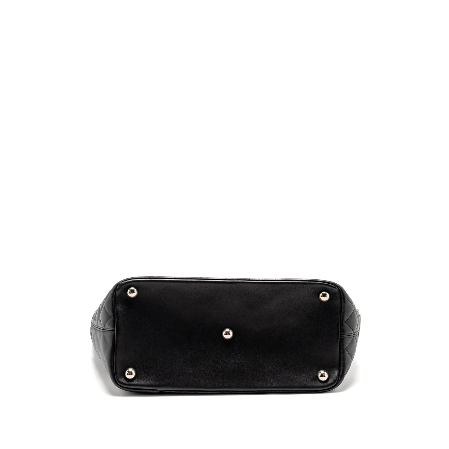 Chanel Cambon Ligne Tote Bag calfskin Black