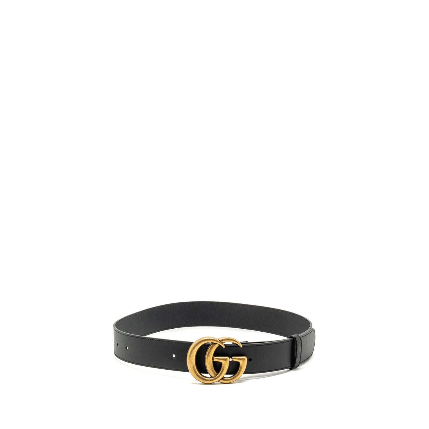 Gucci Size 85 4cm Wide GG Marmont Leather Belt