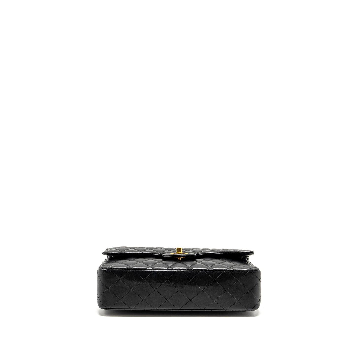 Chanel  Medium Classic Double  Flap Bag Lambskin Black