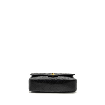 Chanel  Medium Classic Double  Flap Bag Lambskin Black