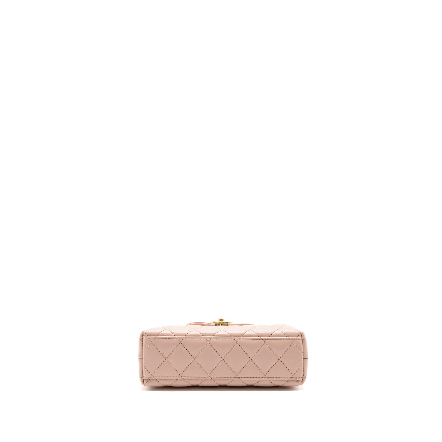 Chanel 23k Mini Shopping Bag Calfskin Light Pink  Brushed (Microchip)