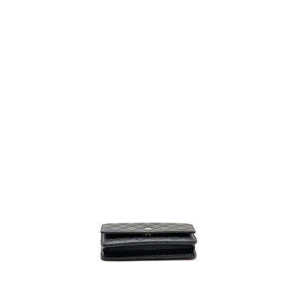 Chanel Classic Wallet On Chain Caviar Black  (Microchip)
